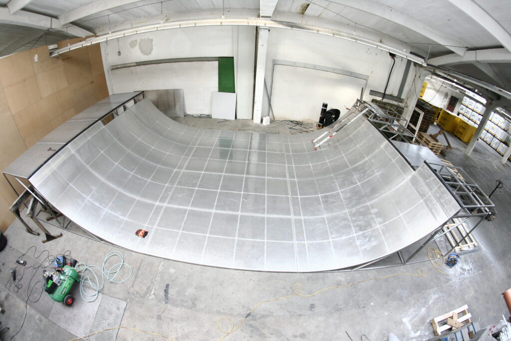 Halfpipe Unterkonstruktion