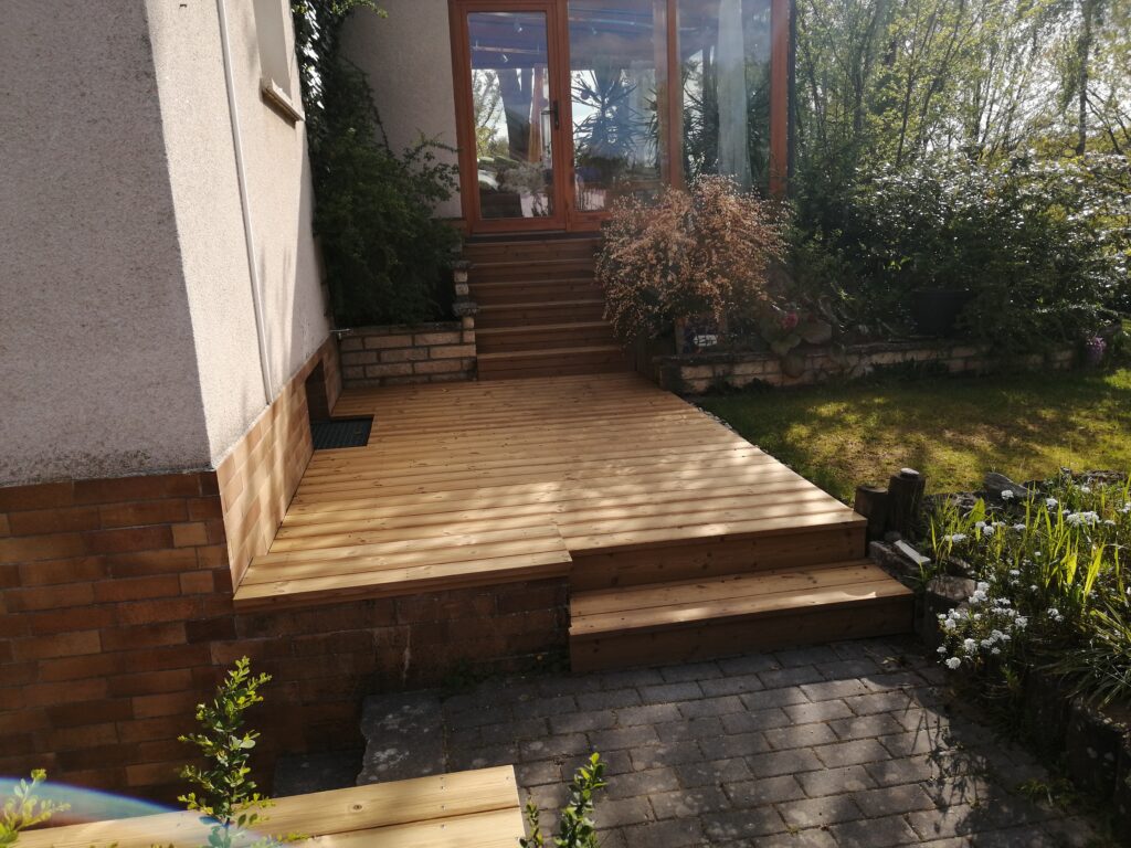 Holzverkleidung Terrasse